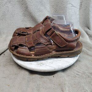 Born Shoes Mens Size 9 M/W Brown Leather Cabot III Sandals